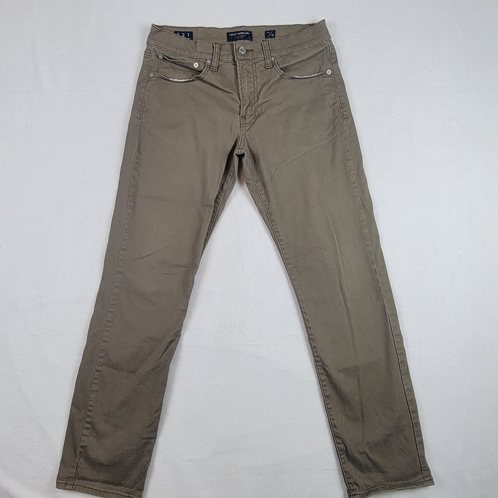 Lucky Brand 121 Slim 30x30 Straight Khaki colored Jeans